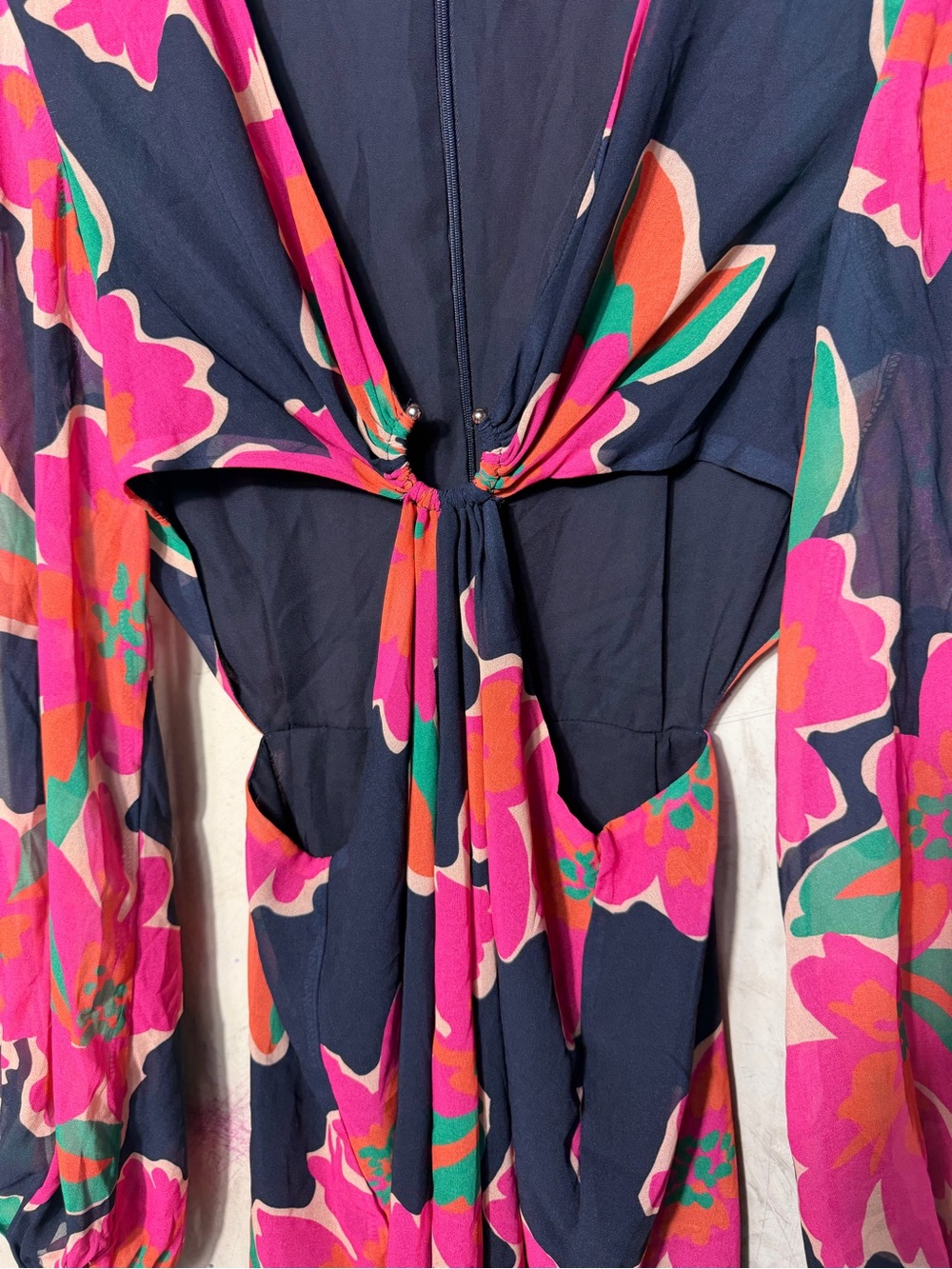 Runaway The Label Angel Floral Mini Dress Size Large - Picture 8 of 9
